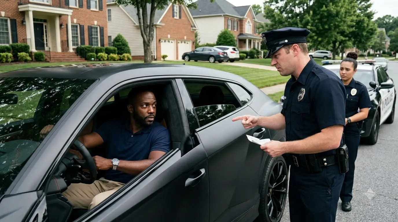 Cop Required A Man To Get Out Of His Car — Hands Tremble When He Sees the Badge