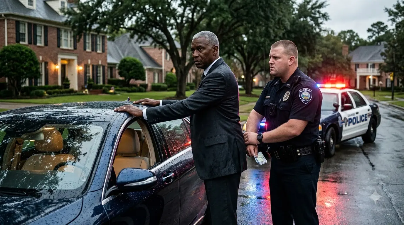 Cop Handcuffs A Man at Traffic Stop — Then A Man Calls Him “Your Honor”
