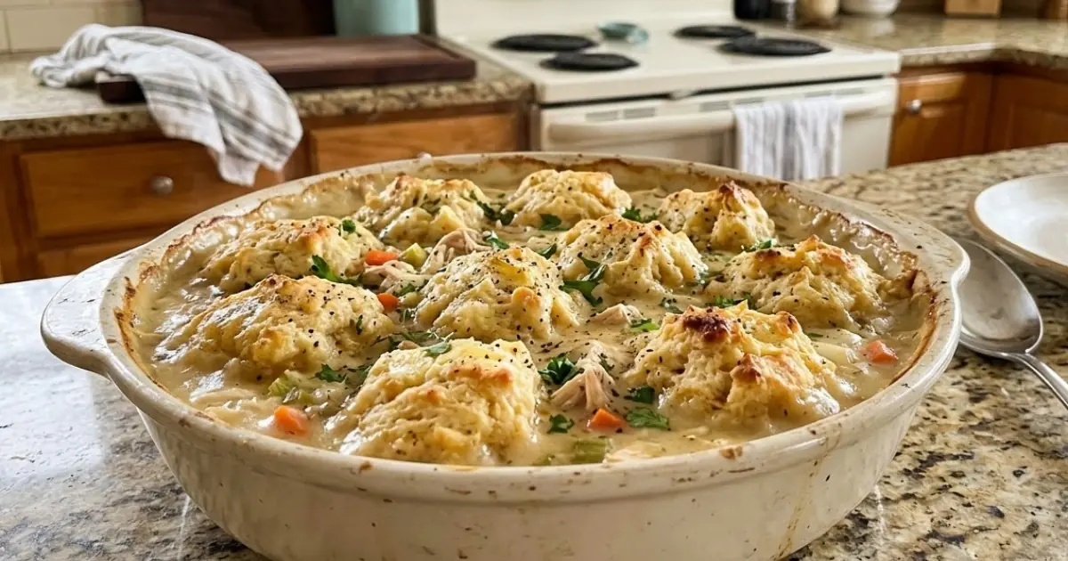 Chicken and Dumplings Casserole – Creamy, Buttery & Packed with Southern Comfort