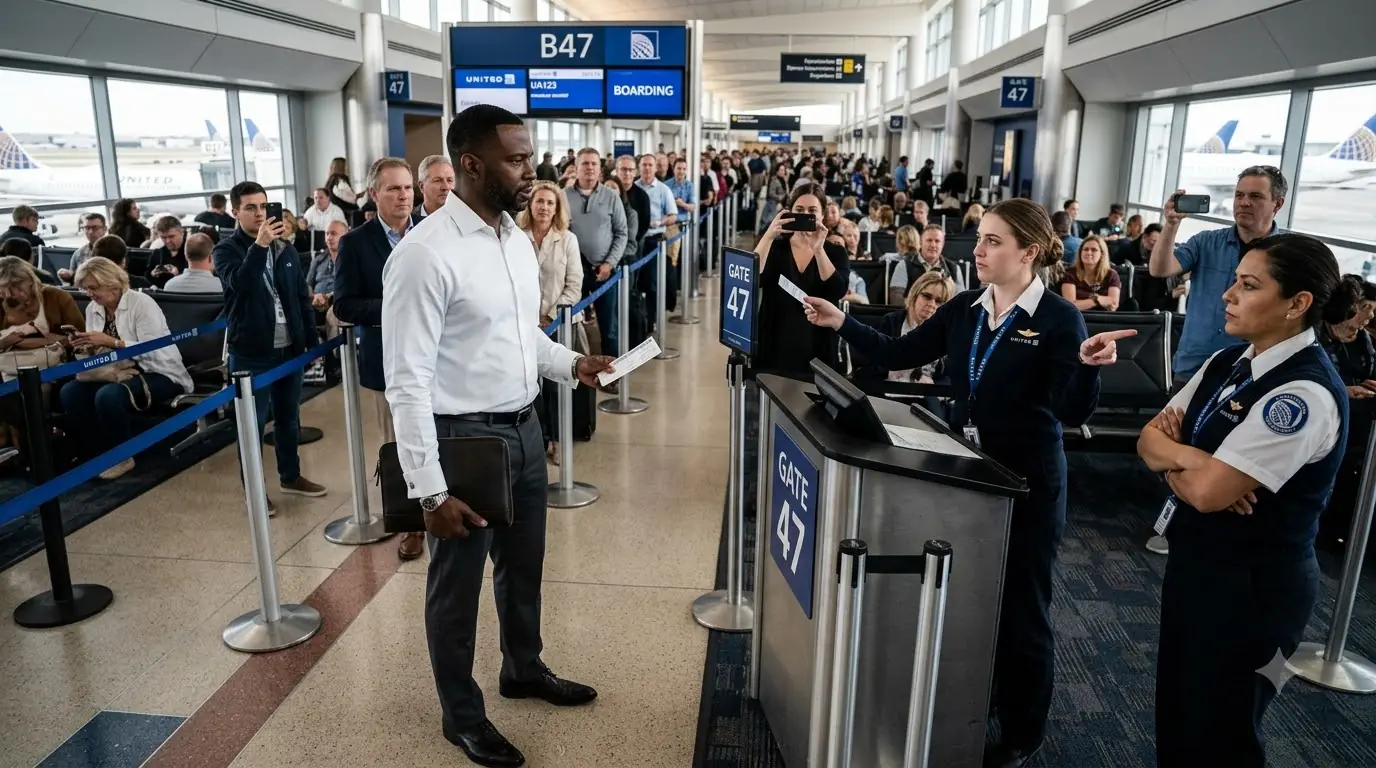 A CEO Denied First-Class Boarding — 45 Minutes Later, He Fires the Whole Crew