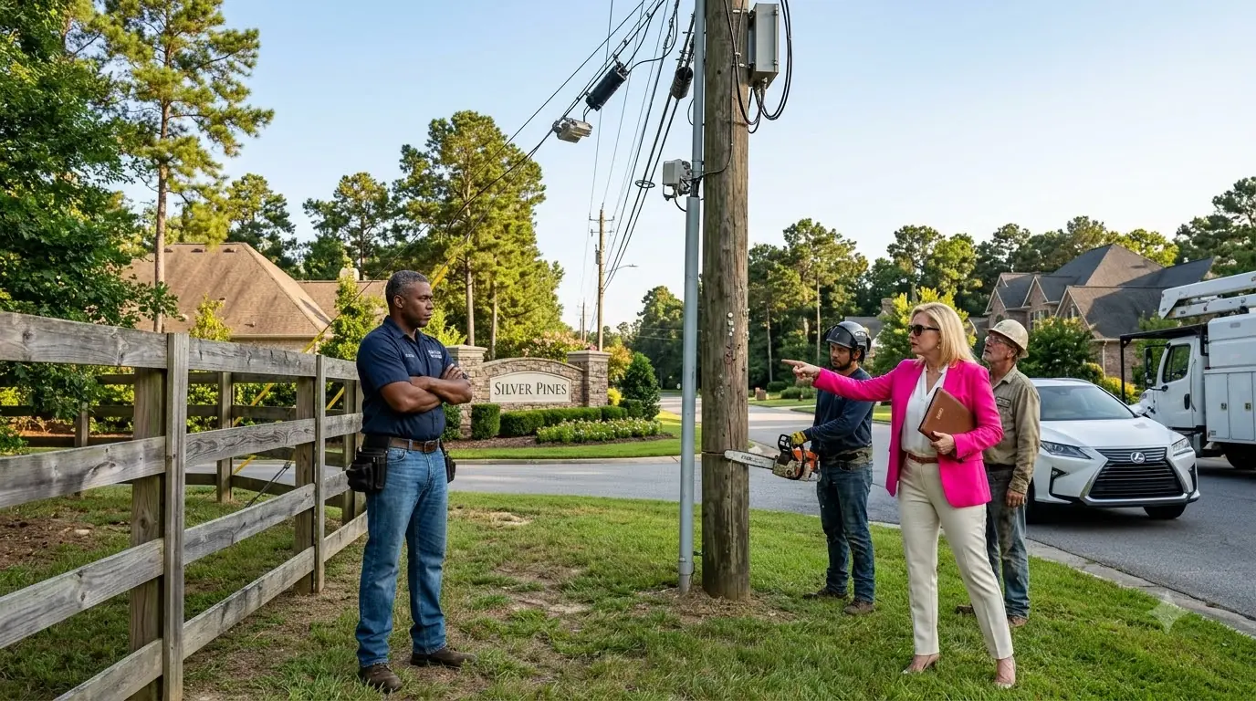 HOA Cut My Power Pole—Then 180 Homes Went Dark Before Dinner