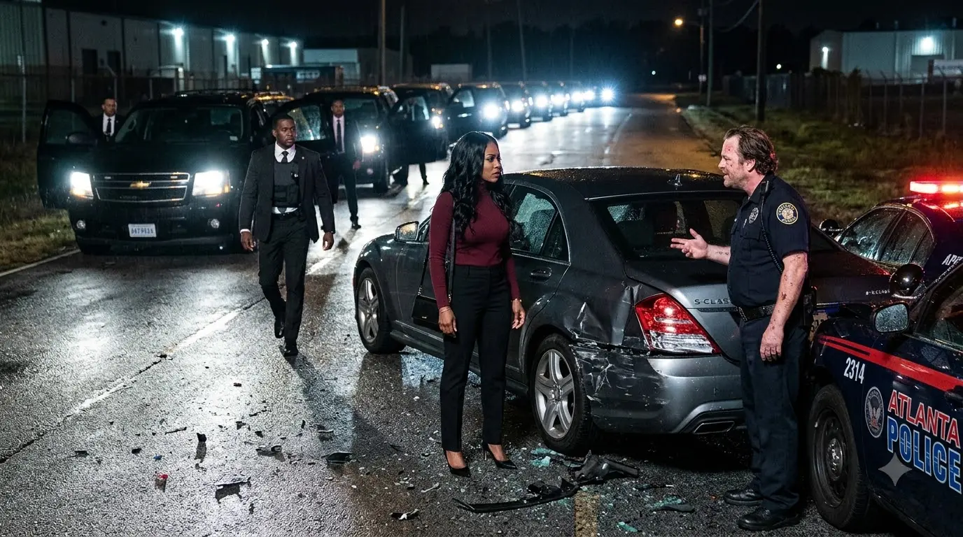 The Cop Blamed Her for the Crash — Then Eleven Armored SUVs Rolled In Behind Her