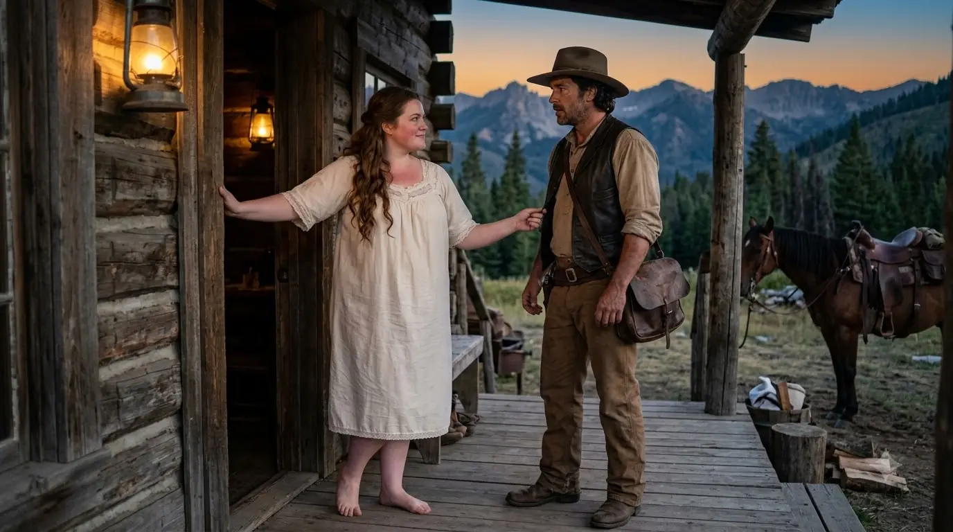 He Thought He Was Delivering a Package to a Lonely Cabin — Then the Woman at the Door Said His Name Before He Spoke