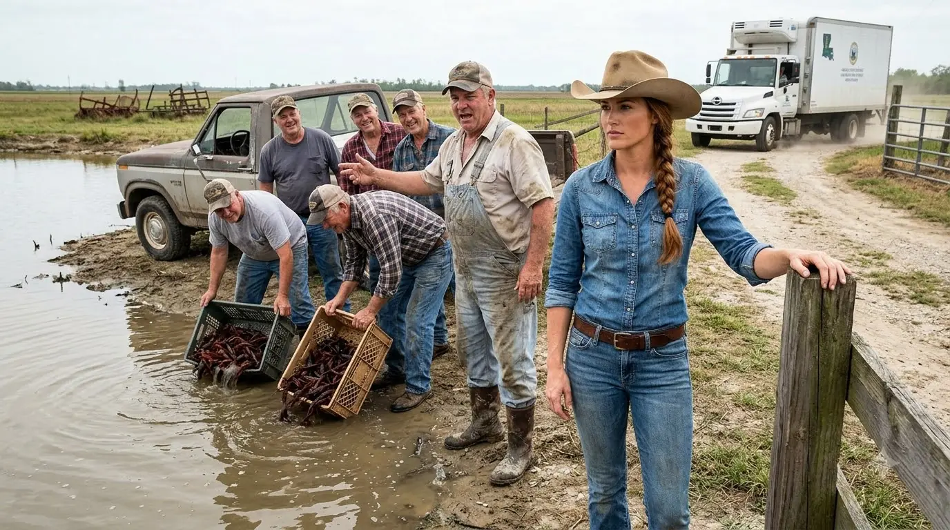 They Laughed When She Filled a Dead Pond With Crawfish — Then Her First Harvest Outearned Their Best Field
