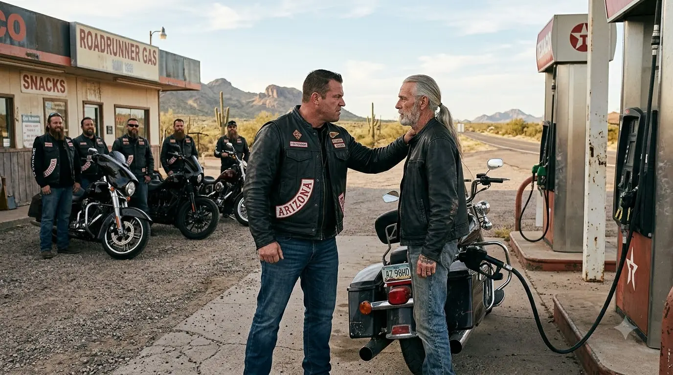 Hells Angels VP Shoved a 68-Year-Old Biker — Then 8 Old-Timers Rose to Their Feet