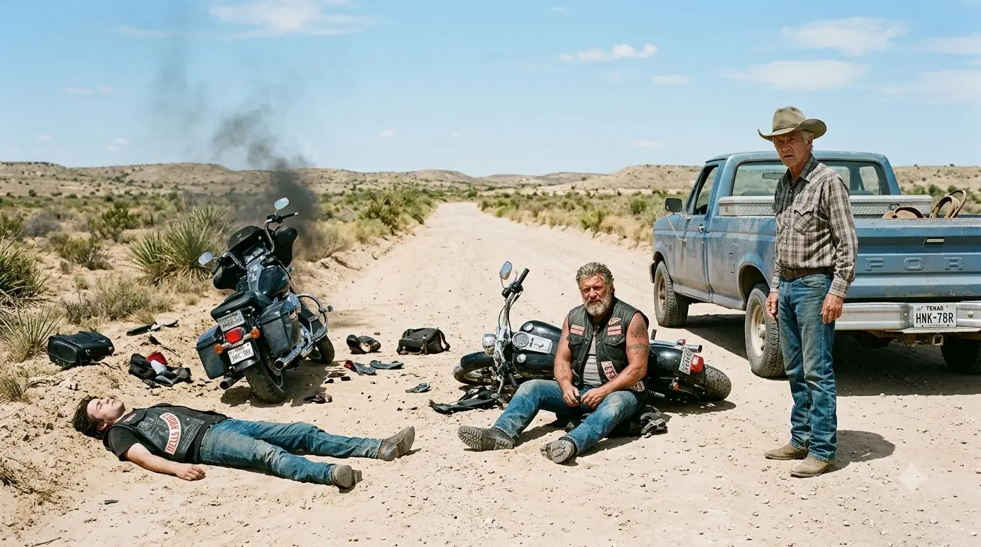 78-Year-Old Marine Saved 2 Hells Angels in the Desert — 3 Weeks Later, 25 Bikers Rode Up