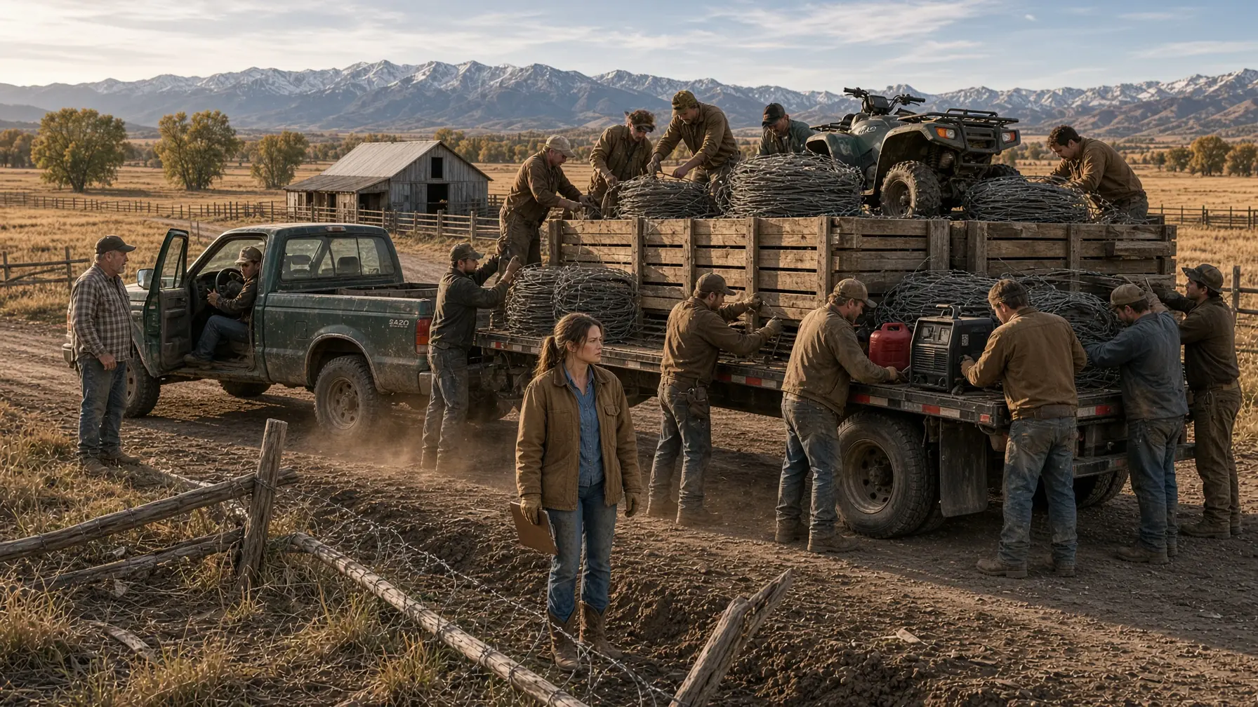 SHE POSTED ONE RANCH JOB NOBODY WANTED—THEN A QUIET COWBOY ARRIVED WITH NINE SONS BEFORE THE SIX O’CLOCK DEADLINE