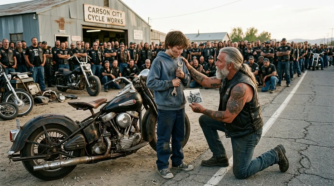 A Runaway Boy Resurrected a $2.51 Million Hells Angels Harley — Then 700 Riders Fell Silent