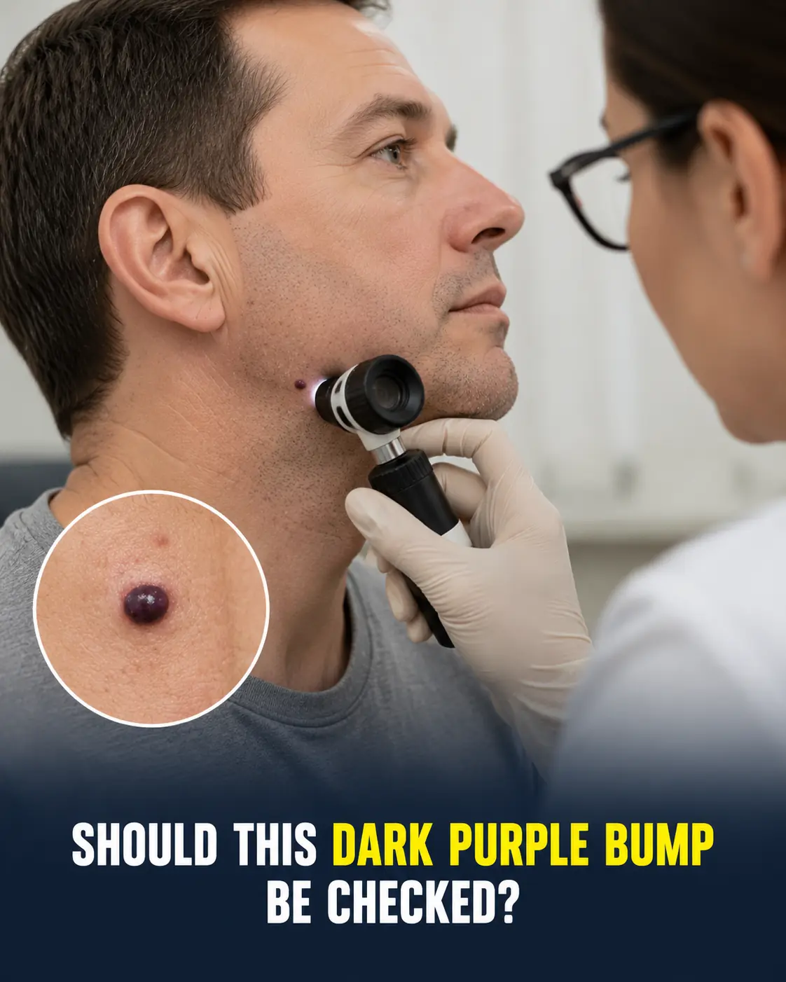Dark Purple, Squishy Bump on the Face? It Could Be a Venous Lake