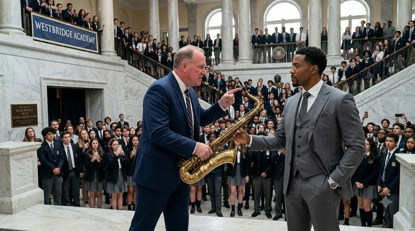 The Principal Dared a Black CEO to Play One Note — Then the Entire School Learned Whose Name Was on the Music Wing