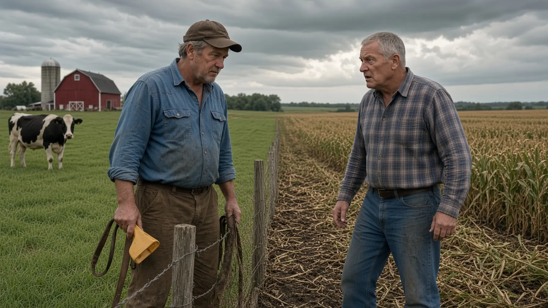 HIS COW BROKE INTO HIS NEIGHBOR’S FIELD—THEN EDWARD SAW THE RAIN COMING