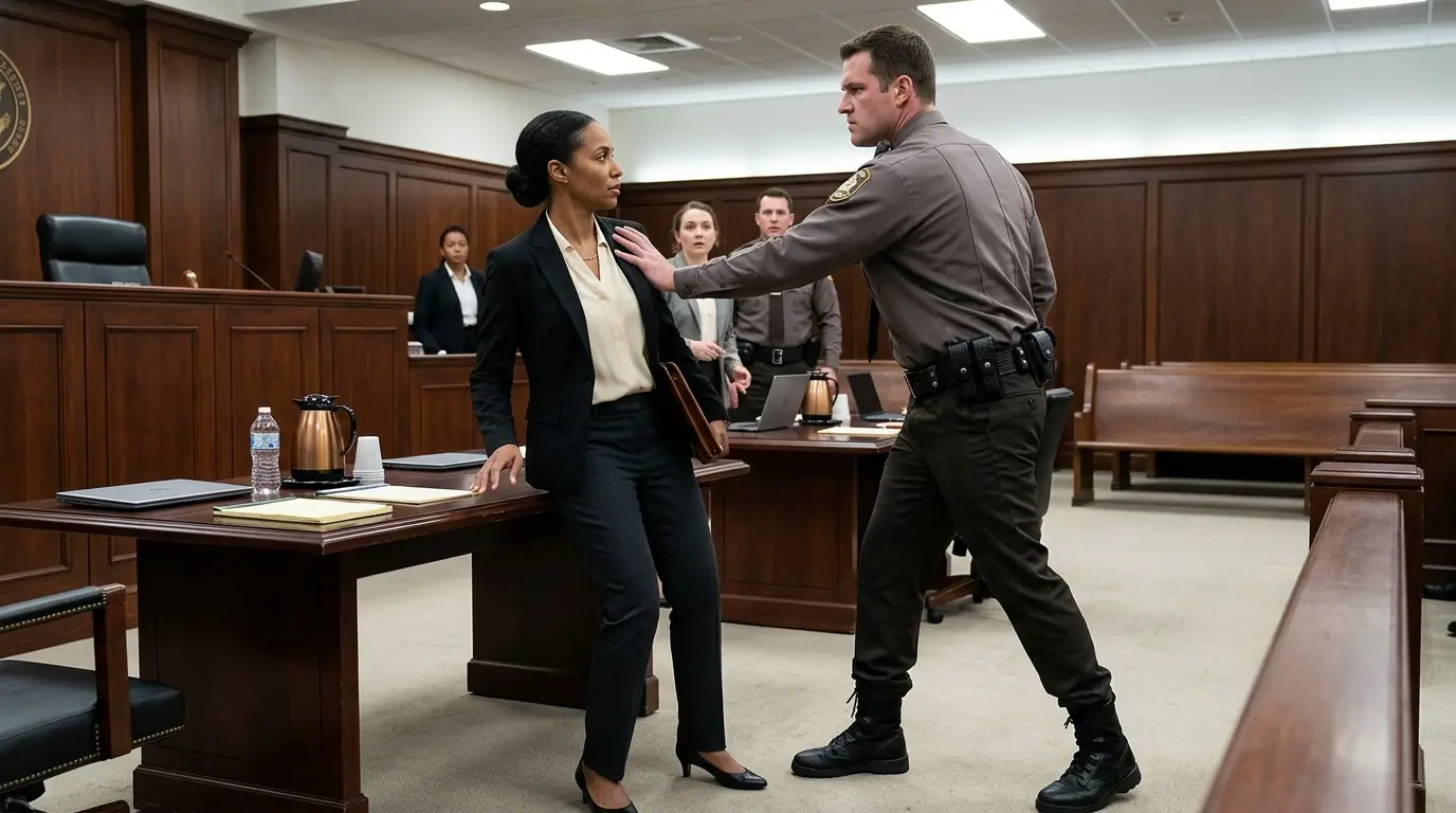 Racist Cop Punches the Wrong Black Woman — Then Someone Shouts, “That’s Judge Rivers!”