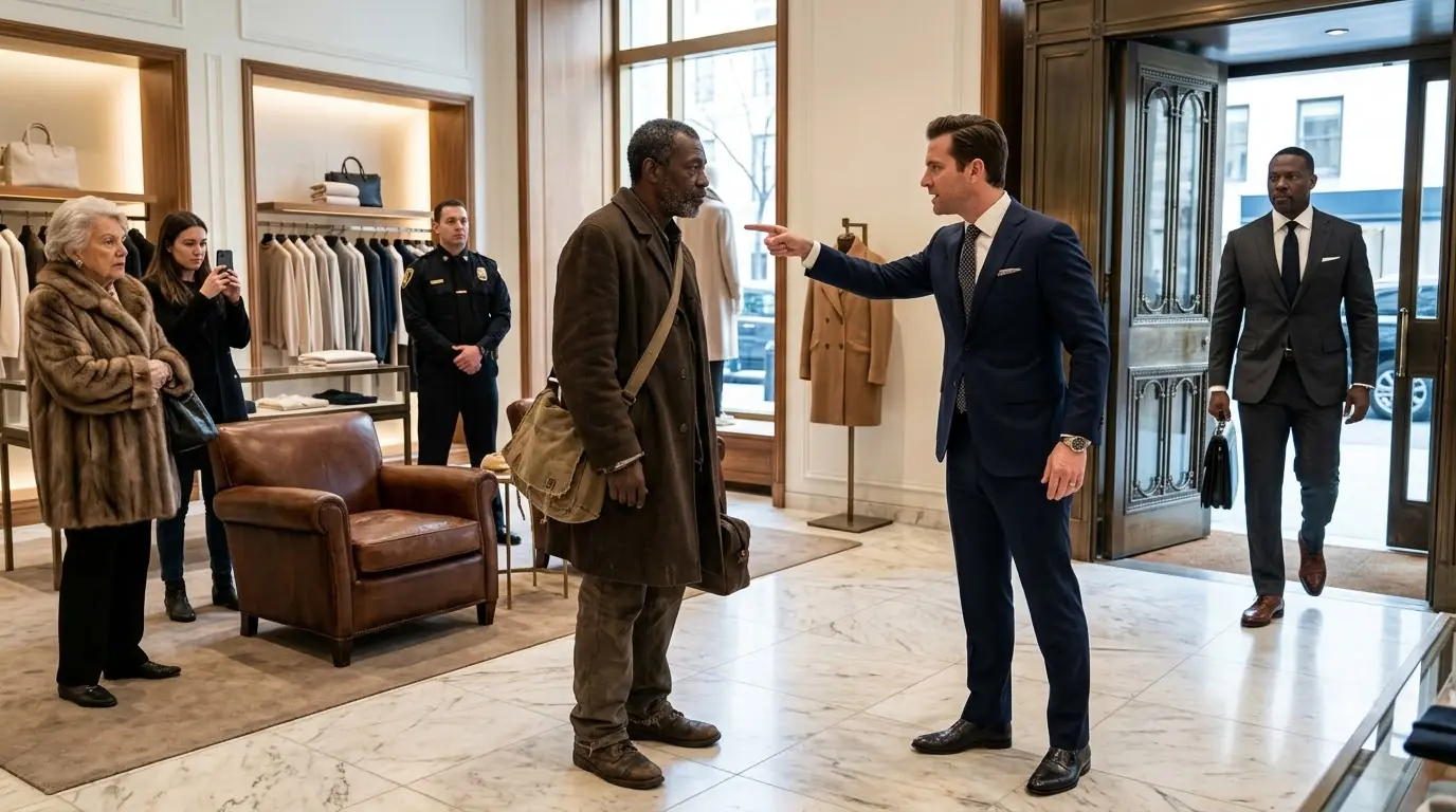 Manager Kicked Homeless Man From Luxury Store — His Photo Was on the Owner's Office Wall
