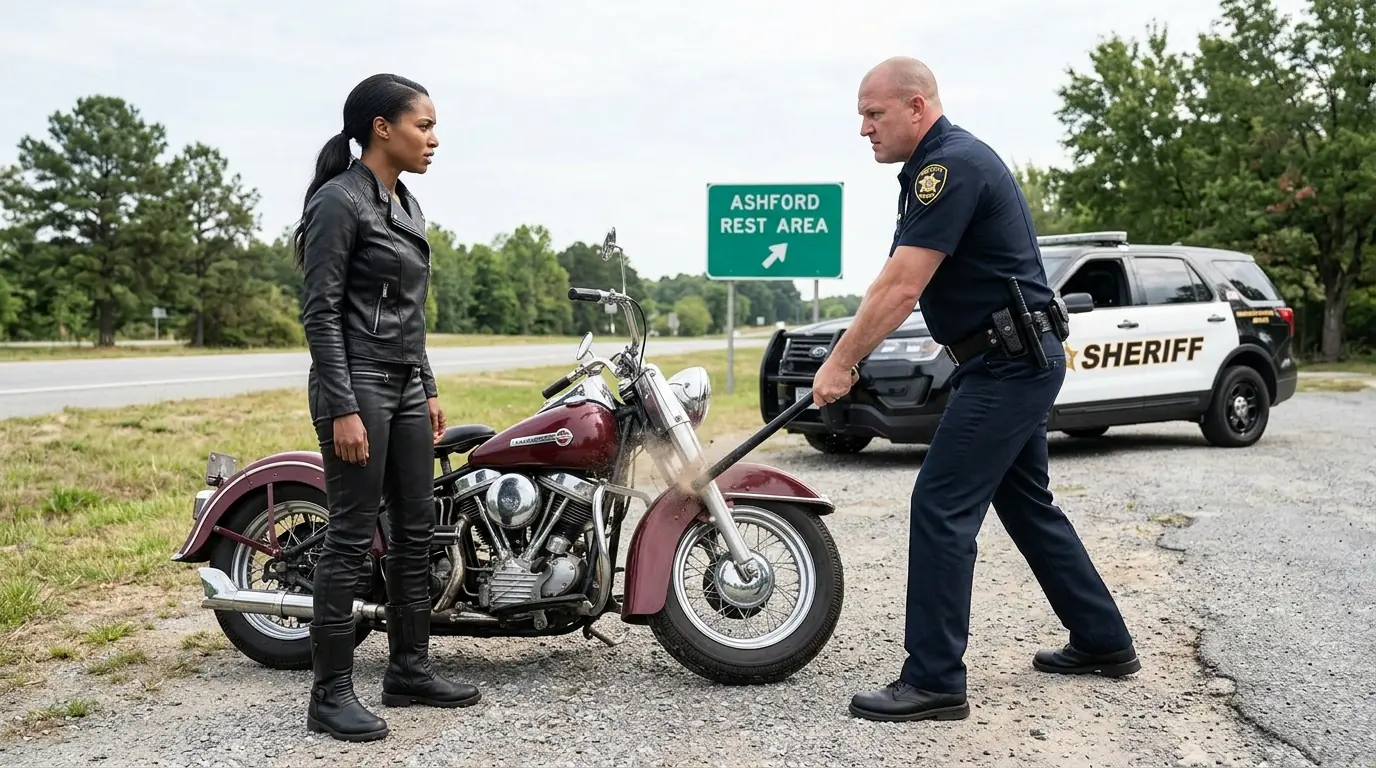 Police Smash a Black Girl’s Vintage Harley — Then Are Stunned by What’s Inside the Leather Saddlebag