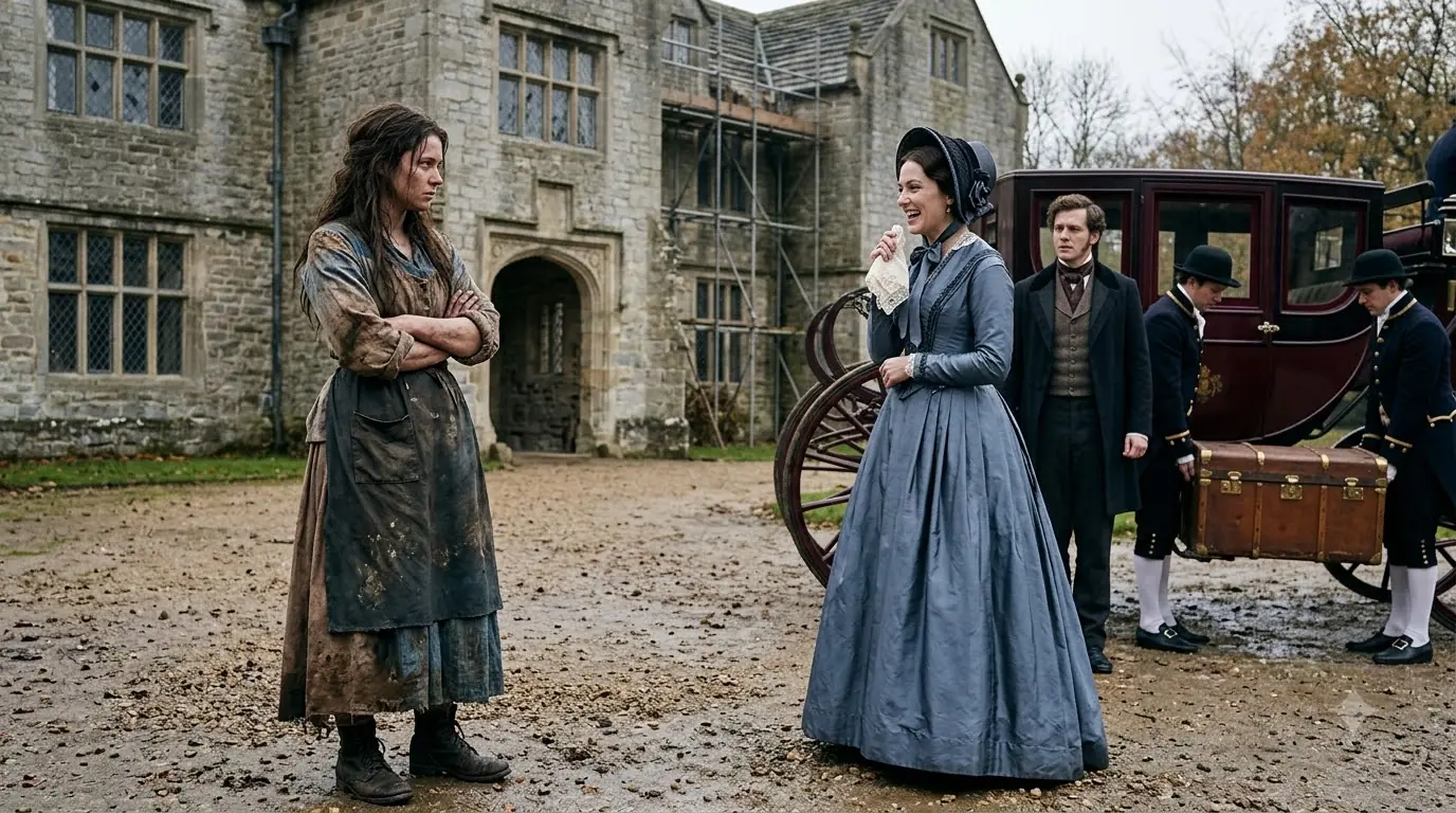 They Mocked the Poor Widow Who Inherited the Old Manor — One Year Later, Nobles Came to See It
