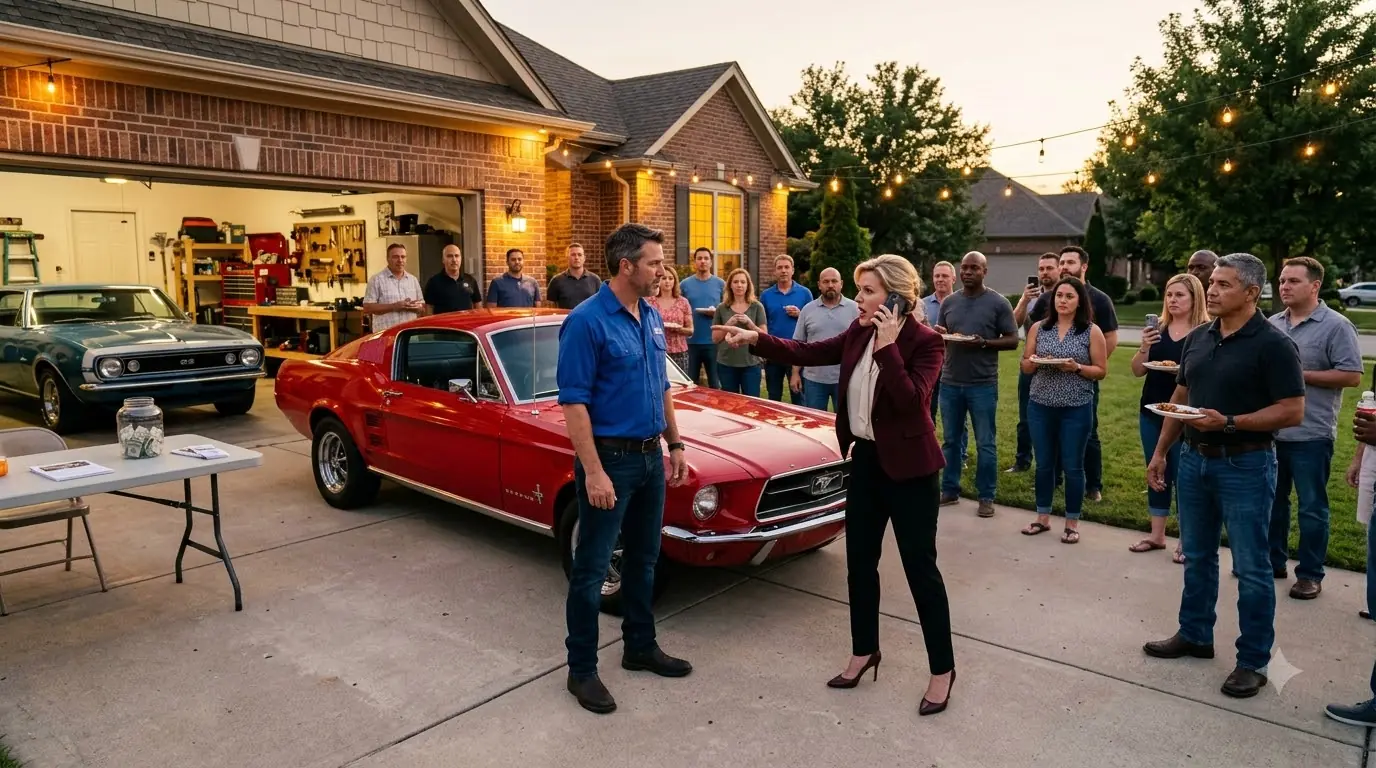 HOA Karen Called 911 to Shut Down My Garage Party — Didn’t Know He Was My Guest