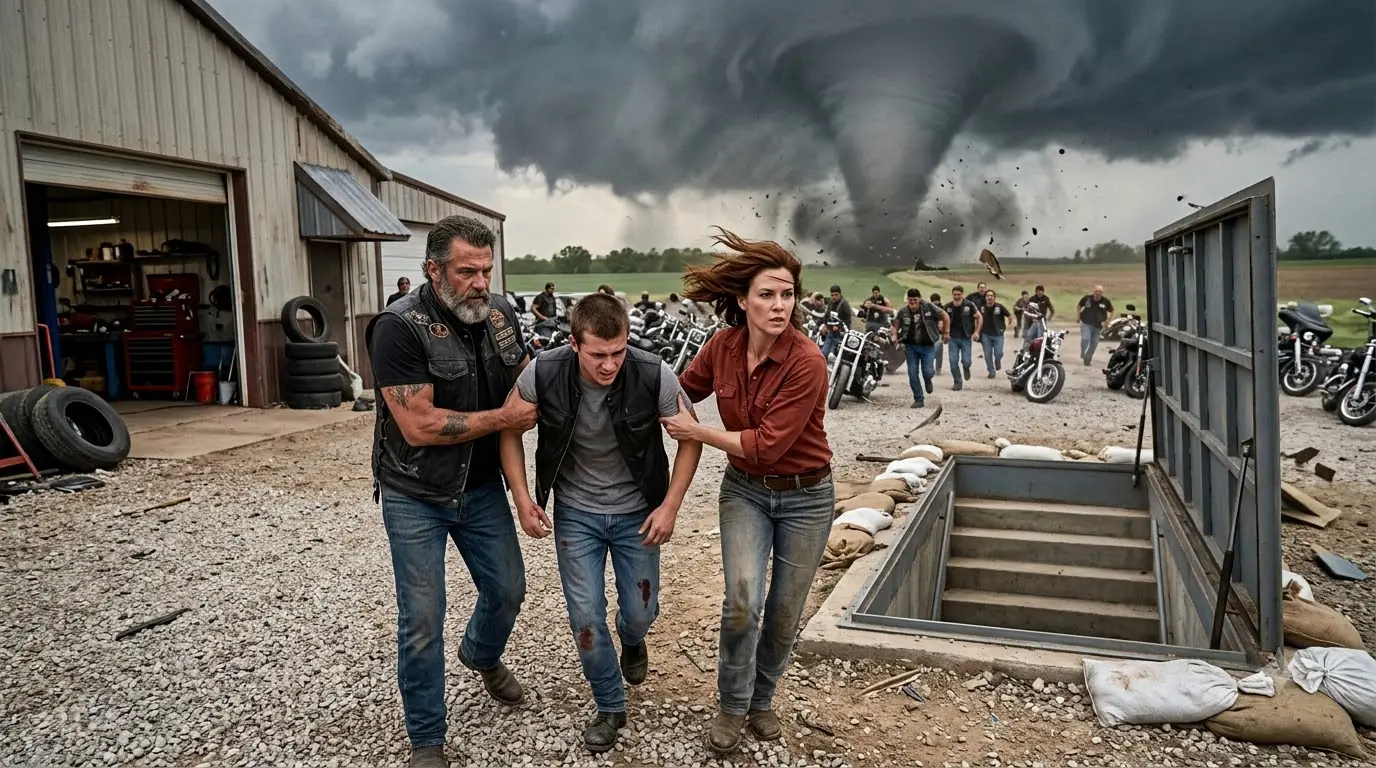 She Saved 27 Bikers From a Huge Tornado — Then 1,680 Hells Angels Came to Repay Her