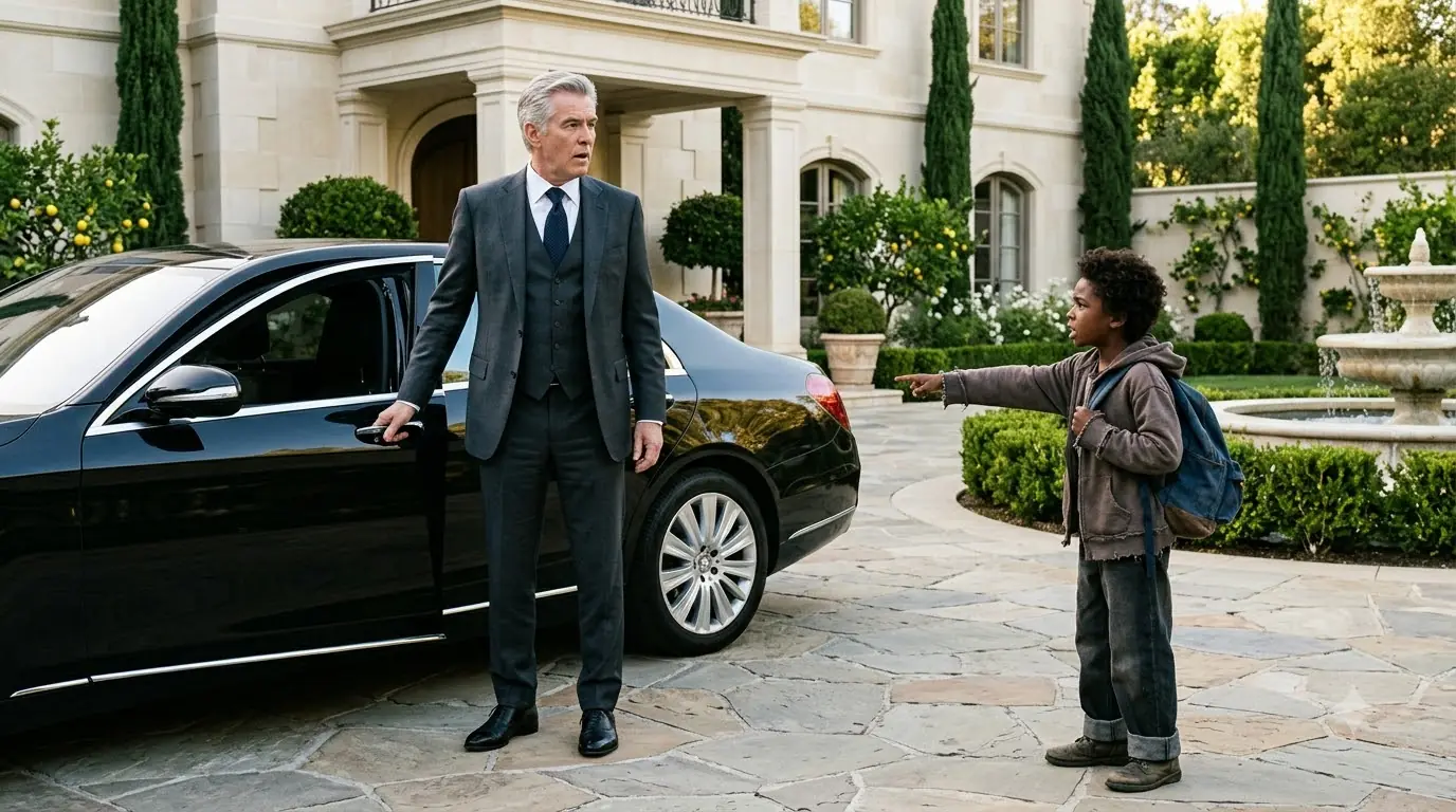 Don't Start the Car, Sir! — Street Boy Saves Rich Man from Sabotage and Names Who Did It