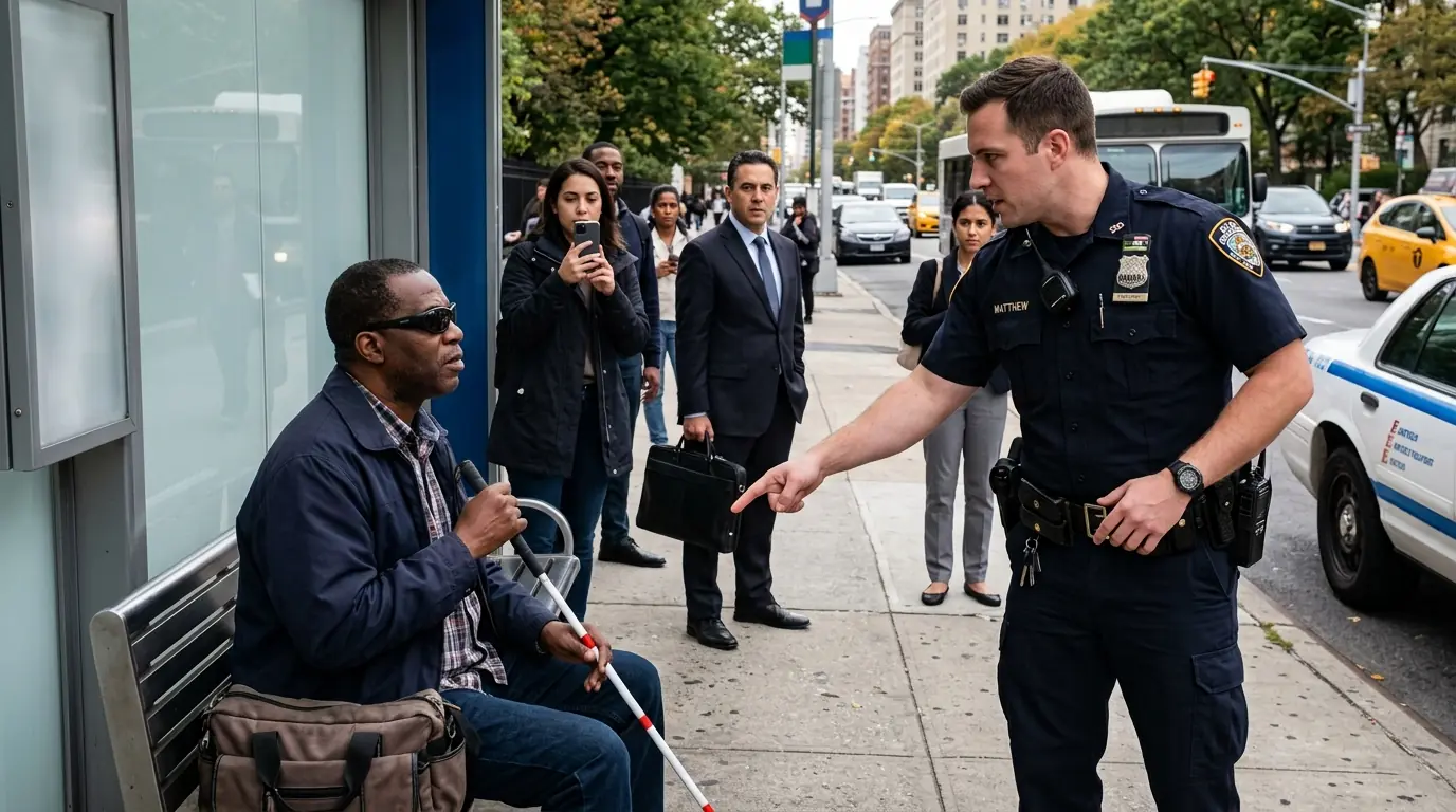 Cop Accuses Blind Black Man of Carrying a Weapon — Then gets slapped with $9.2 Million Lawsuit
