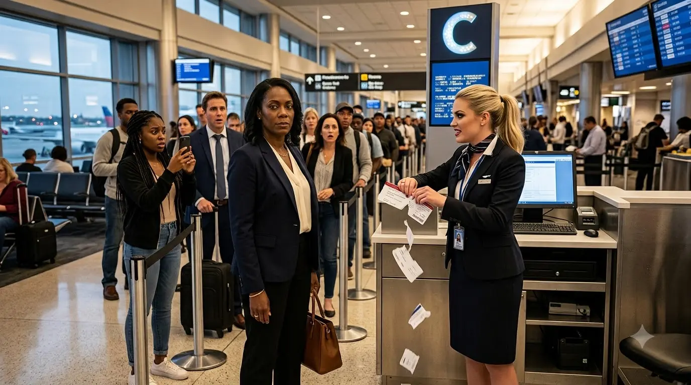 Airline Staff Ripped Woman’s Ticket — Then She Stunned Them "I Own This Airline!"