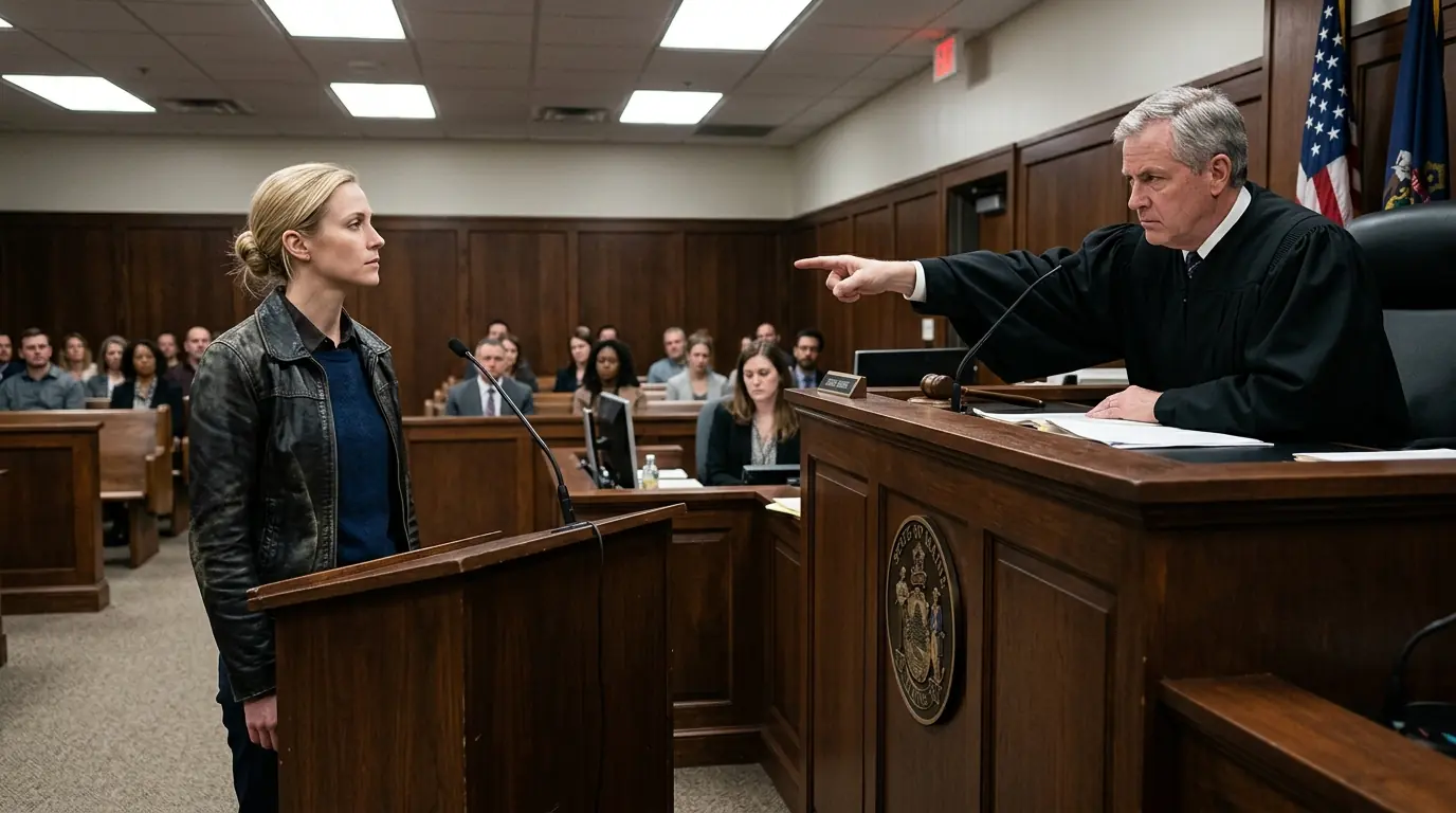 “Take That Off!” Judge Mocks Her Leather Jacket — Then the Hells Angels President Says, “Silver Angel.”