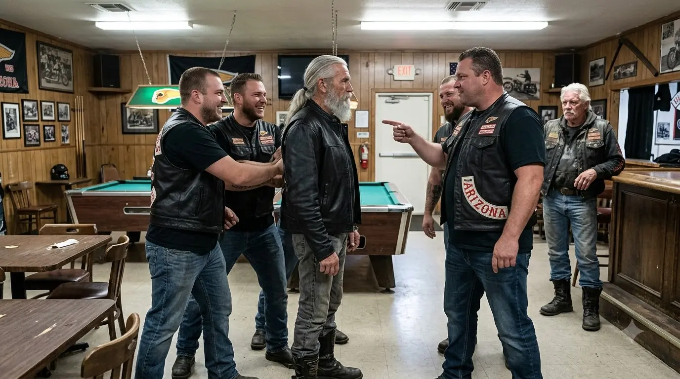 Six Bikers Humiliate a 68-Year-Old Man at a Gas Station — Then One Phone Call Changes Everything