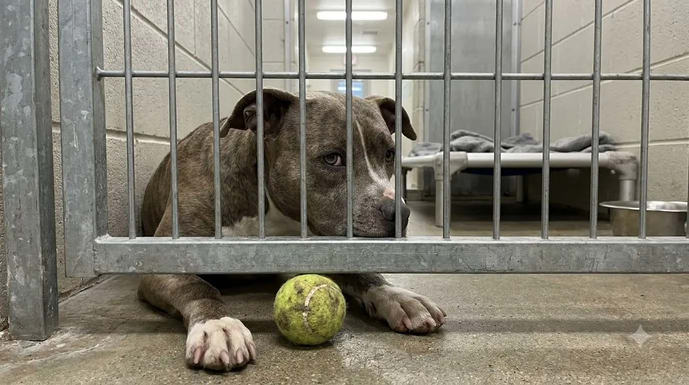 She Has Four Hours Left, and She Still Runs to Every Visitor With the Same Old Tennis Ball