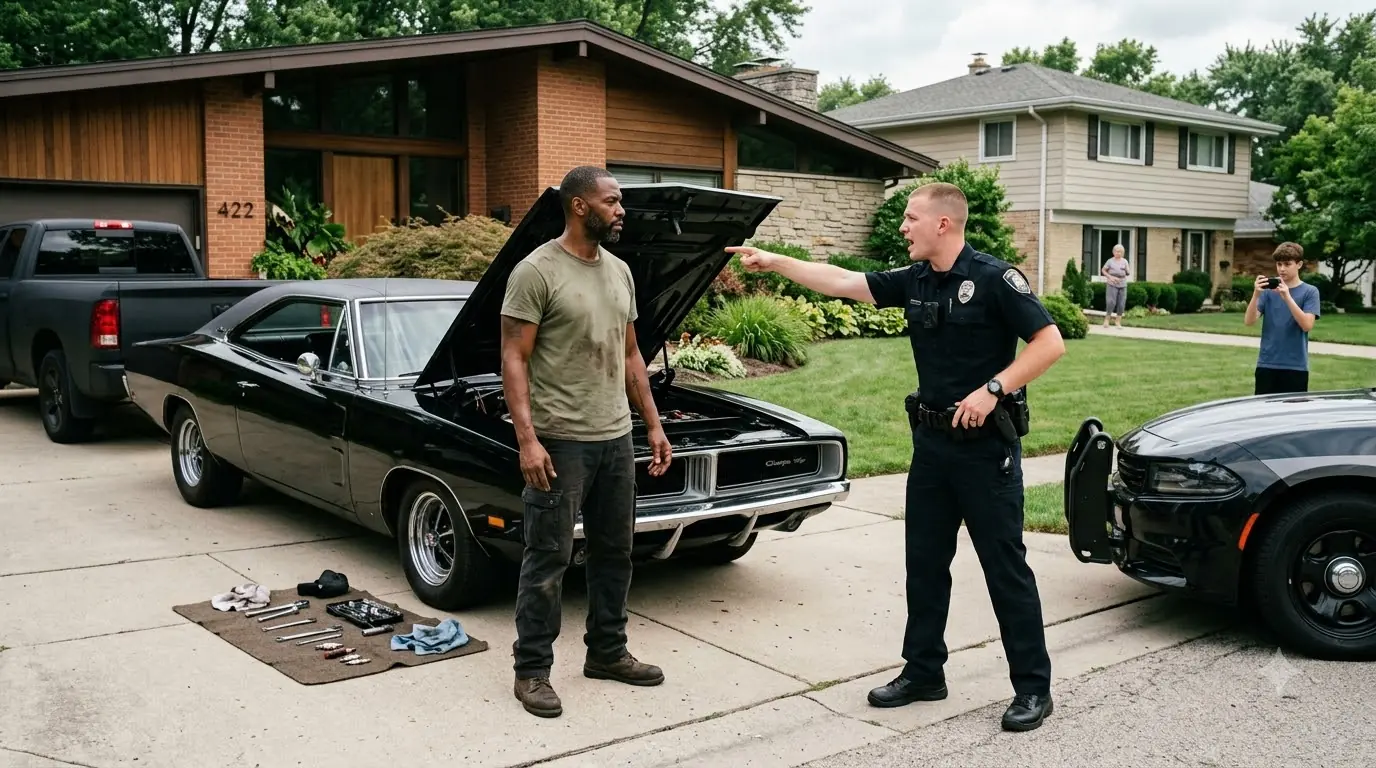 Cop Arrests a Man Fixing His Car — Then Loses Everything on Camera
