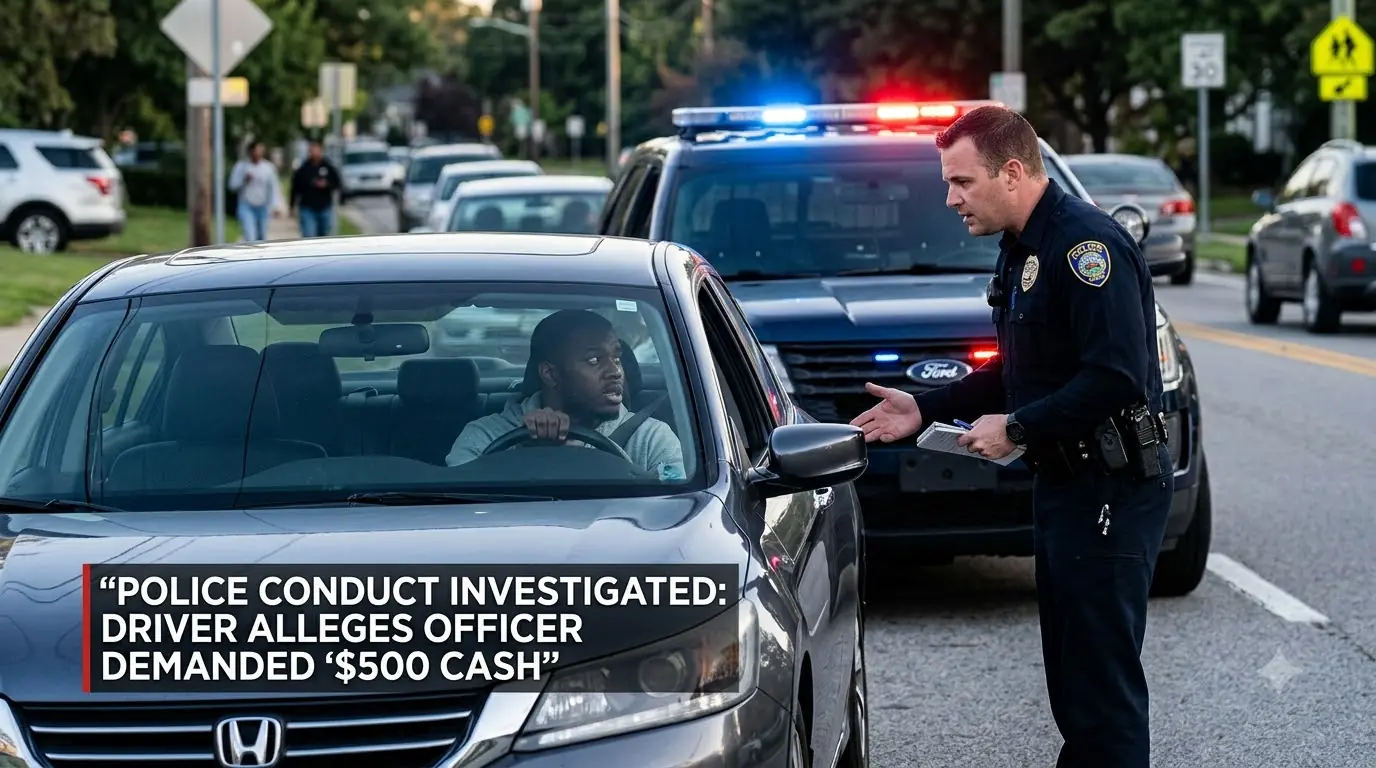 "$500 Cash" Cop Demanded From Black Man at Traffic Stop — Unaware He's His New Police Captain