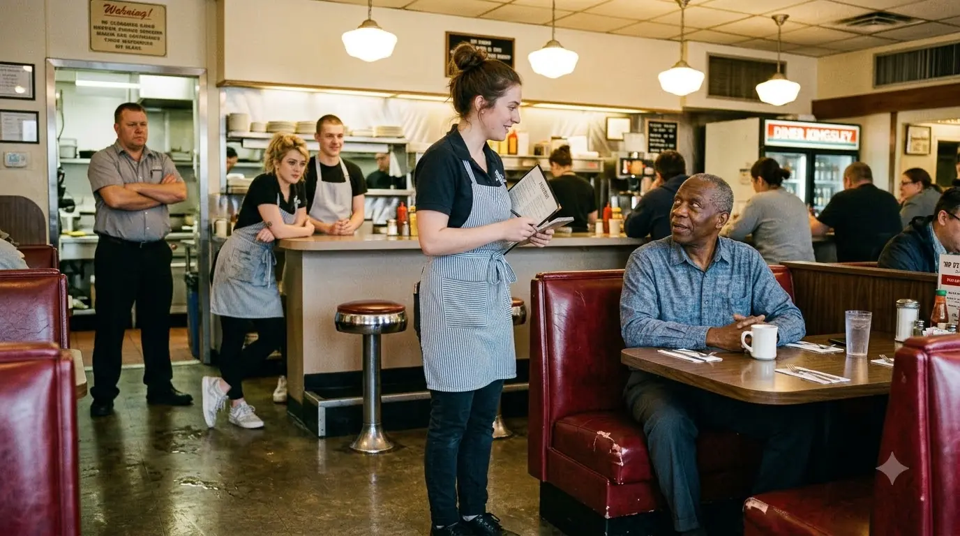 Waitress Fired for Serving a Poor-Looking Old Man — That Night, He Calls Her Personally