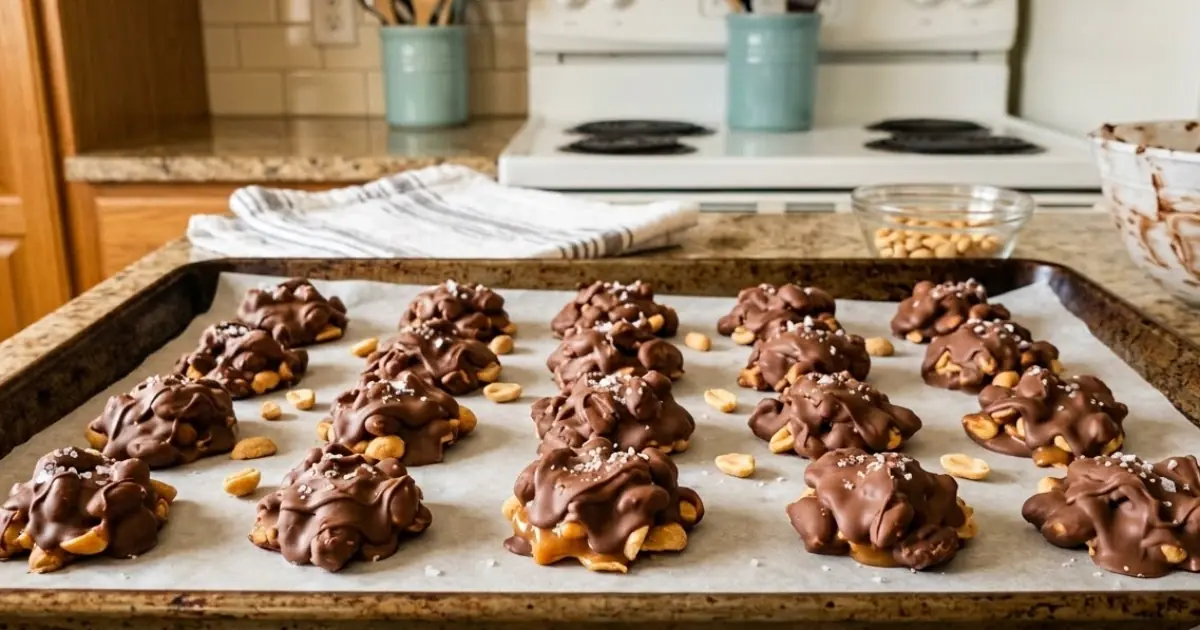 Homemade Snickers Clusters – Gooey Caramel, Crunchy Peanuts & Rich Chocolate