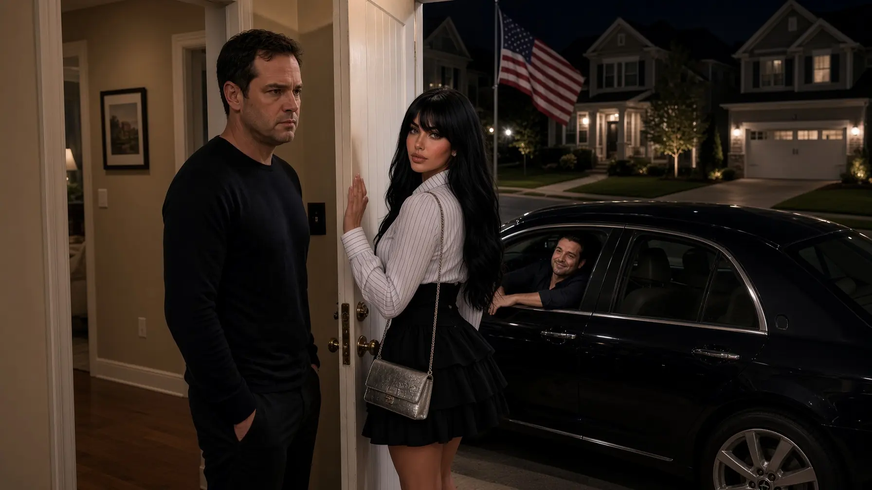 My Wife Put On A Red Dress And Left With Her Ex — I Opened The Door Because I Already Knew His Real Plan