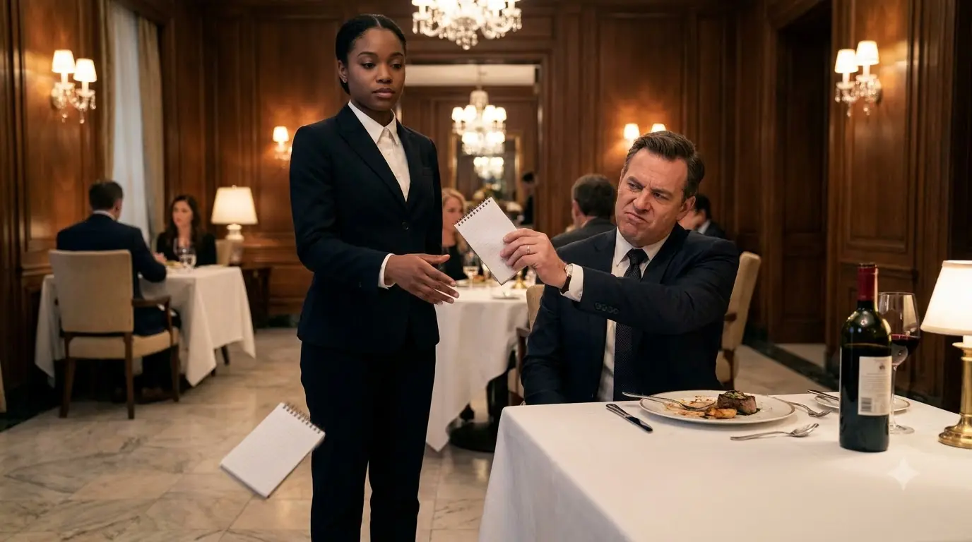 Billionaire Insulted Black Waitress as a “Stupid” — Three Seconds Later, His CFO Calls in Panic