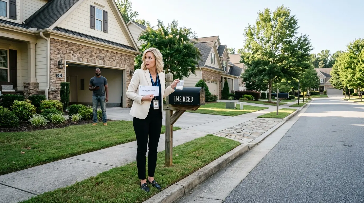 THE HOA VICE PRESIDENT SLIPPED A PACKET INTO HIS MAILBOX—THEN HE ASKED ONE QUESTION SHE DIDN’T EXPECT