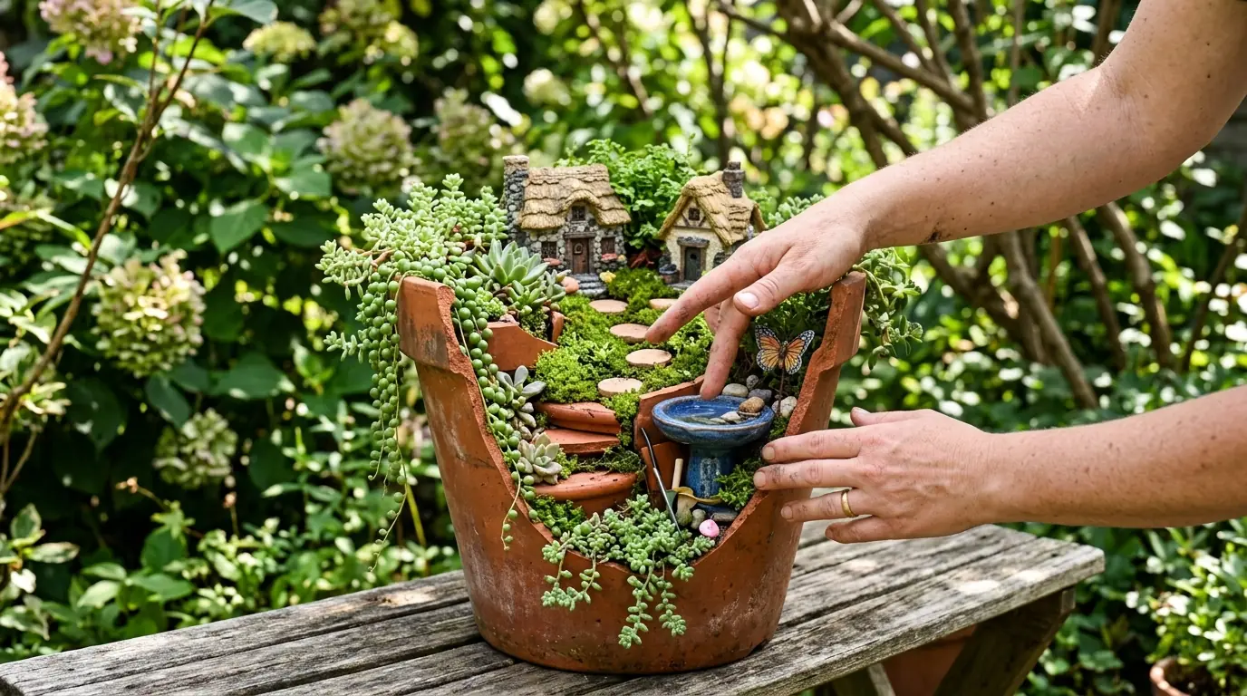 How to Make a Broken Pot Fairy Garden: A Charming DIY Miniature Garden for Your Yard