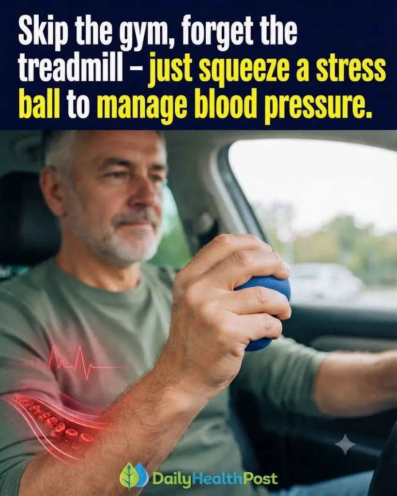 You don’t need a gym or cardio to lower your blood pressure — one accessible exercise, backed by real research, just takes a tennis ball.