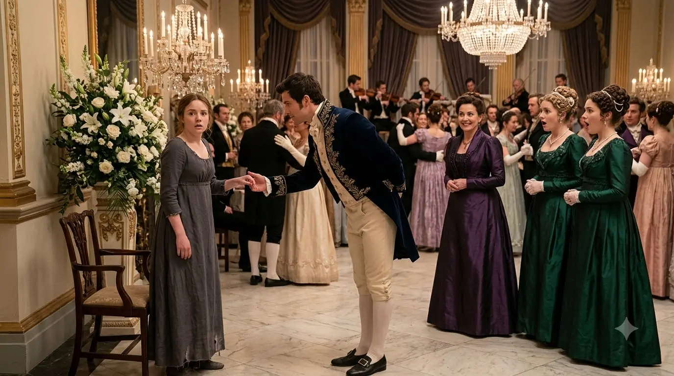 “Sit Down Before You Embarrass Us,” Her Stepmother Snapped — Then the Duke Asked Her to Dance ...