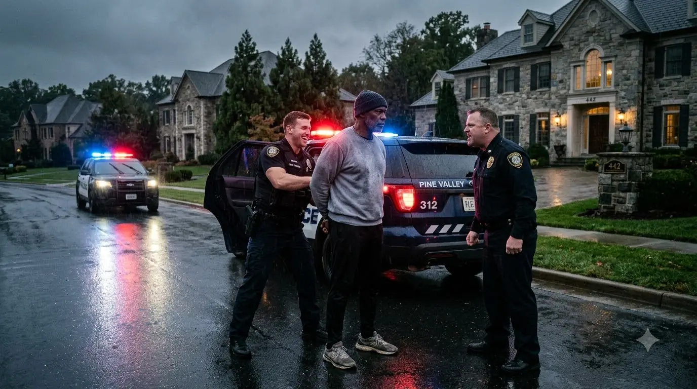 Cops Handcuffed an Older Man Outside a Mansion — Then Their Chief Saw the Name on His Federal ID