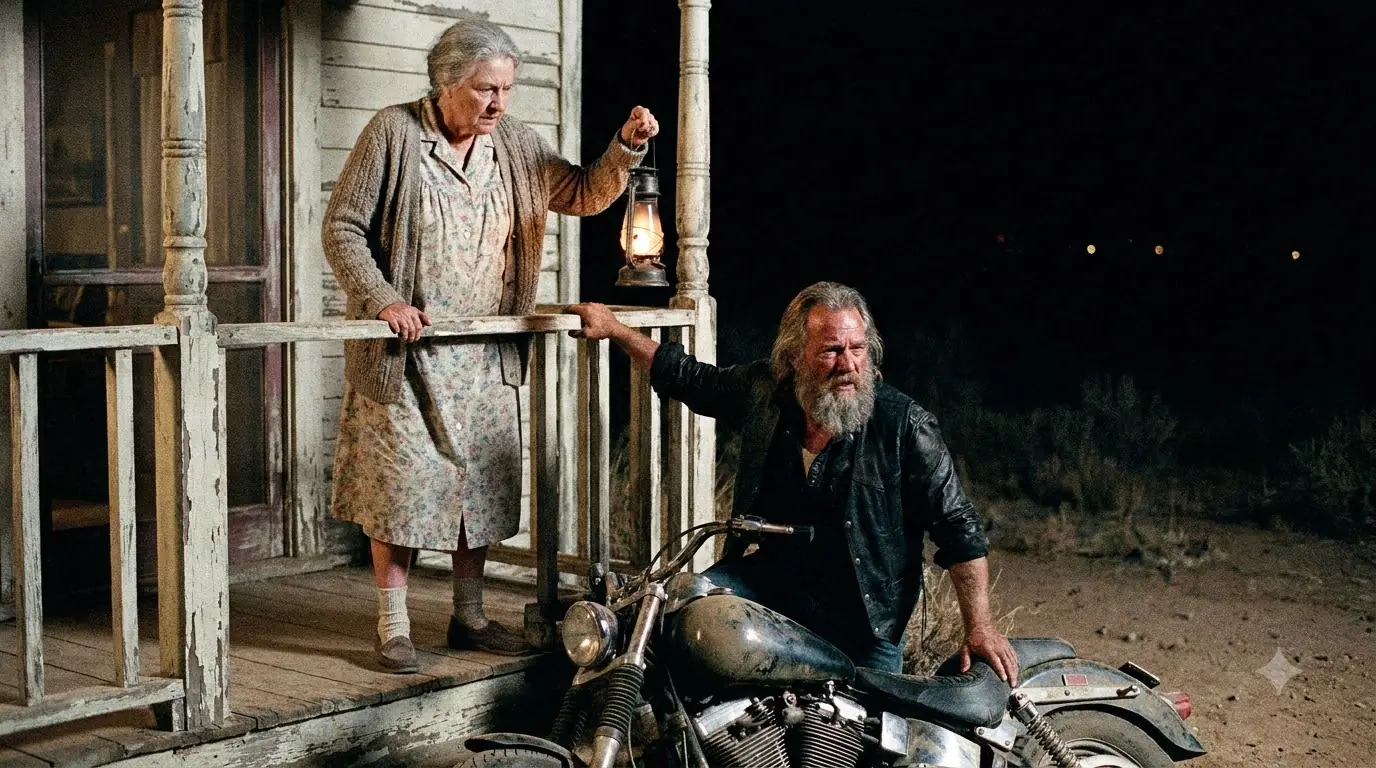 Poor Widow Sheltered 3 Stranded Bikers in 1997 — 25 Years Later, 298 Hells Angels Filled Her Street