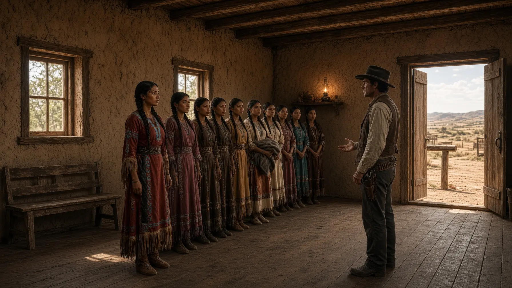 The Cowboy Took Shelter With 10 Apache Women in a Storm—Then They Said, “Ah…”