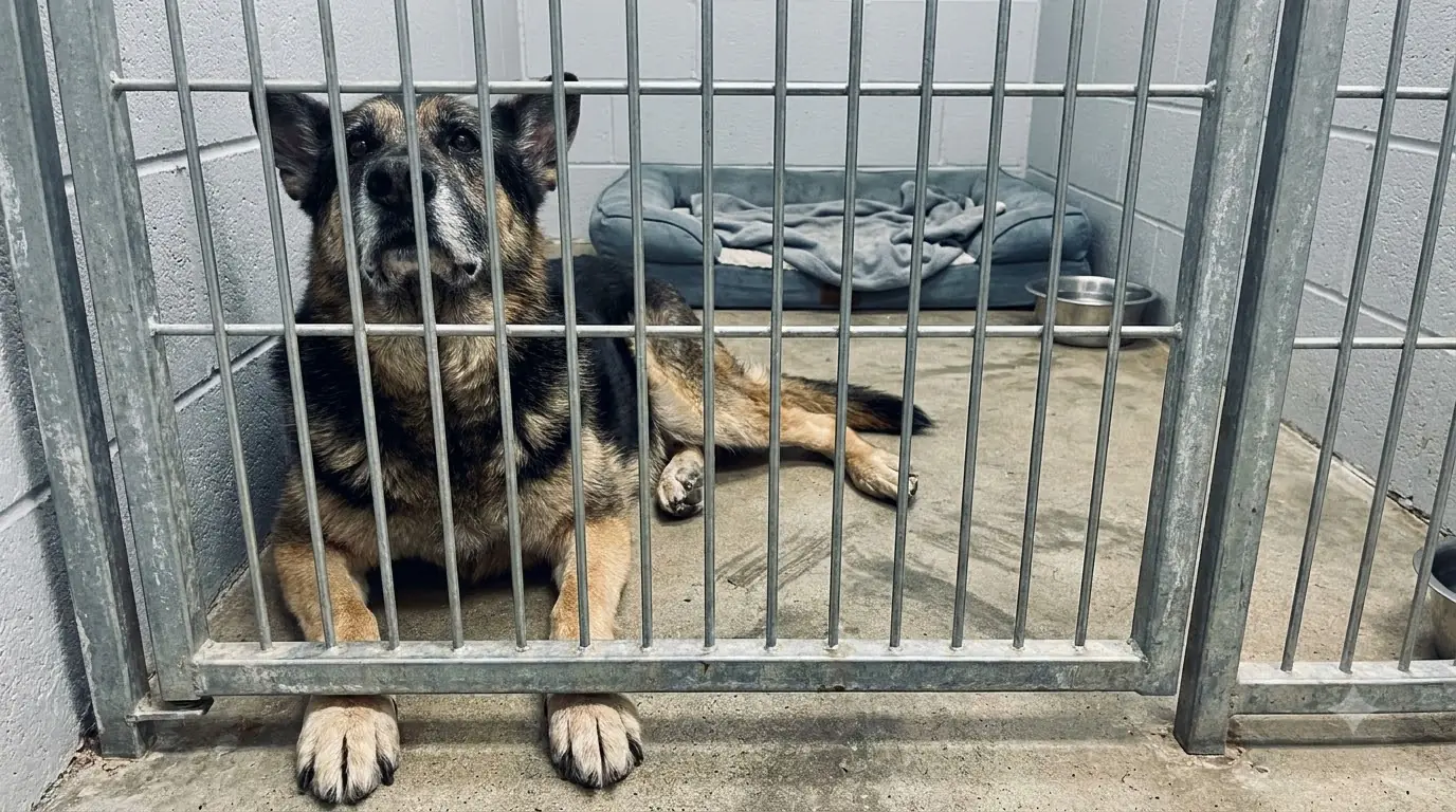 He Has Three Hours Left, and He’s Still Dragging His Failing Body to the Kennel Door Every Time Someone Stops