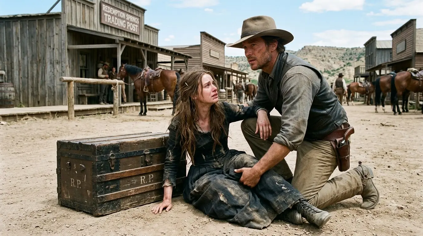 She Was Too Bruised To Stand — A Cowboy Lifted Her And Said “No One Will Hurt You Again”