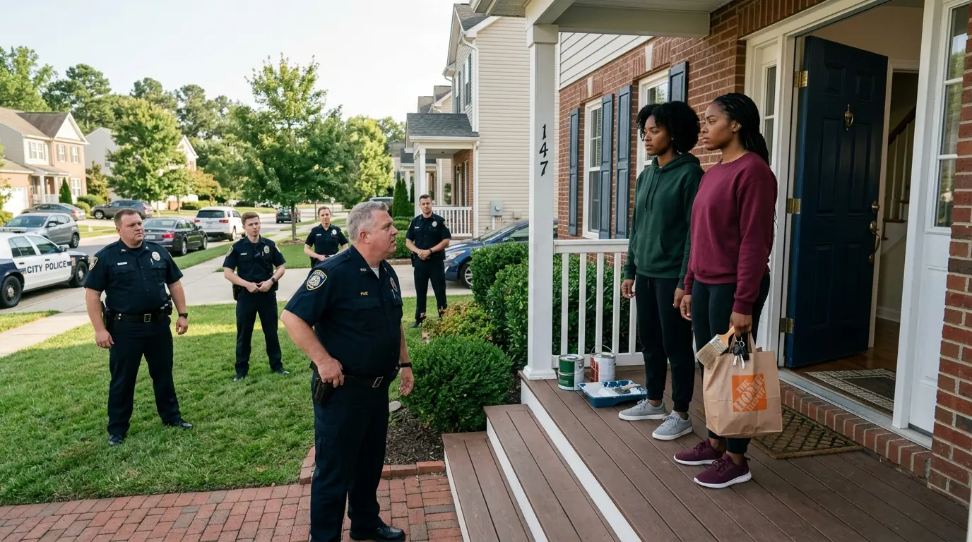 4 Cops Surrounded Black Twins Outside Their Own House — Then Both Pulled FBI Badges In Sync