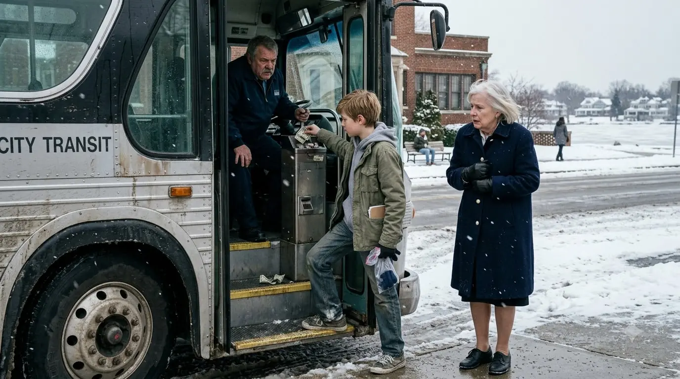 Poor Boy Uses His Last $5 to Help an Elderly Woman — Then He Finds Out Her True Identity