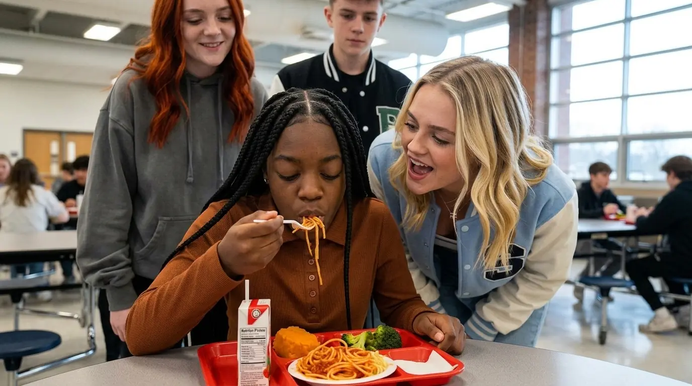 They Dumped Her Lunch in Front of the Whole Cafeteria—They Didn’t Expect Her to Finally Fight Back
