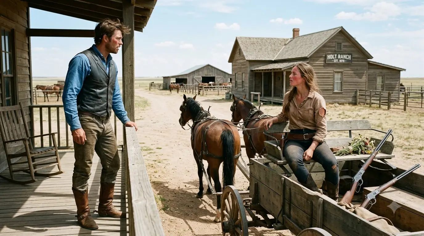 The Rancher Expected a Beautiful City BrideHours Later — Hours Later, a Cowgirl Arrived Holding Them and a Stranger’s Rifle
