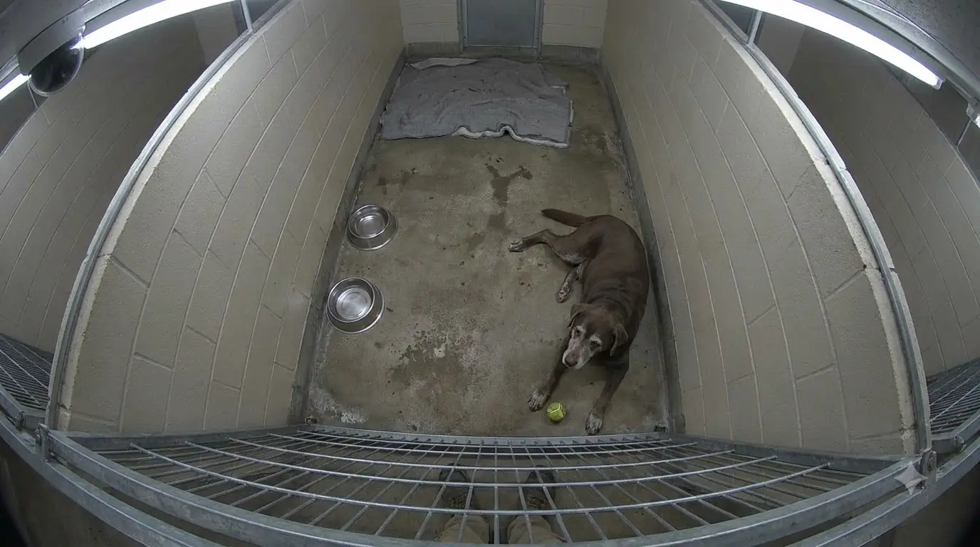She’s Scheduled to Die Tomorrow Morning, but She Still Carries Her Old Tennis Ball to Every Person Who Stops at the Gate