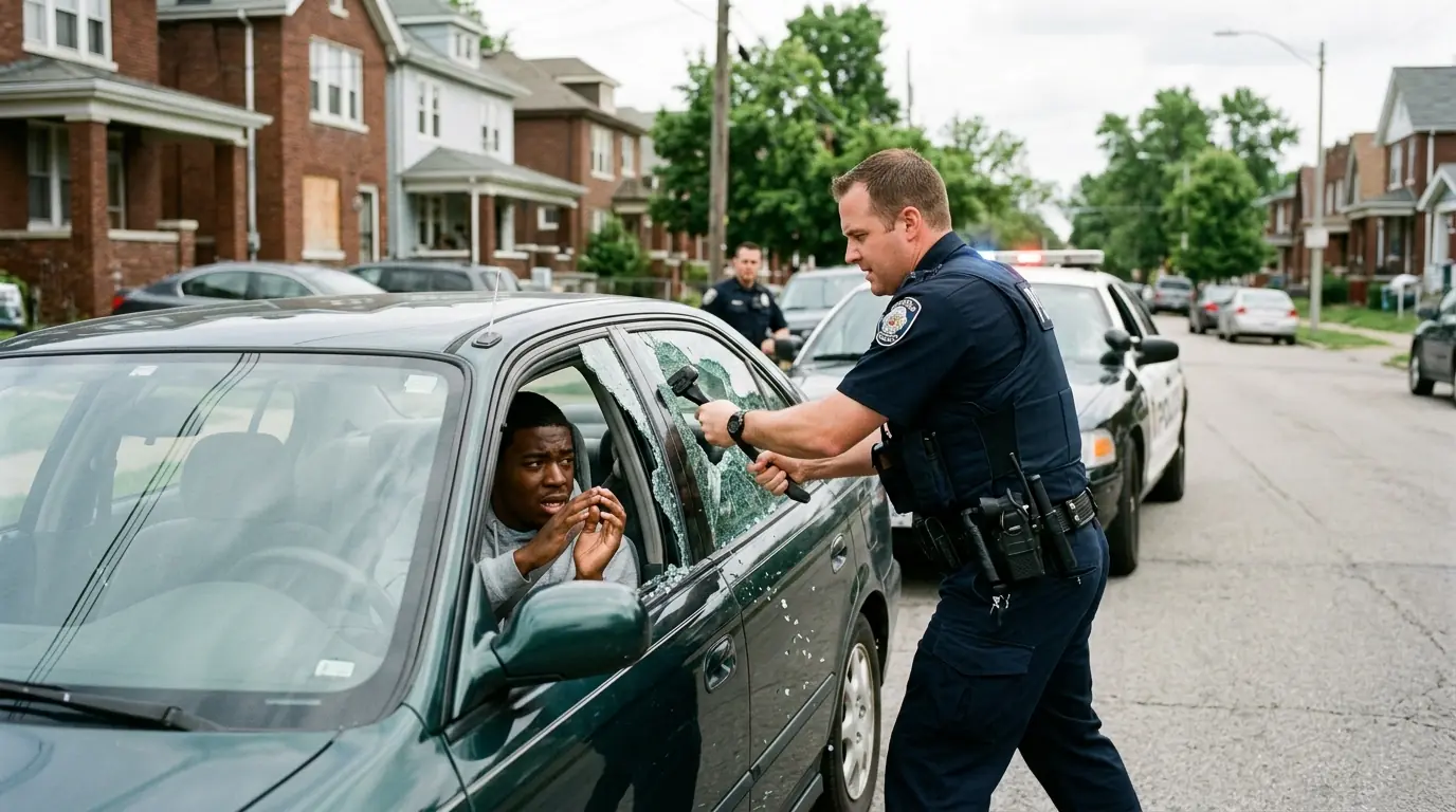 Cop Destroys Black Man's Window — Biggest Mistake of His 14-Year Career
