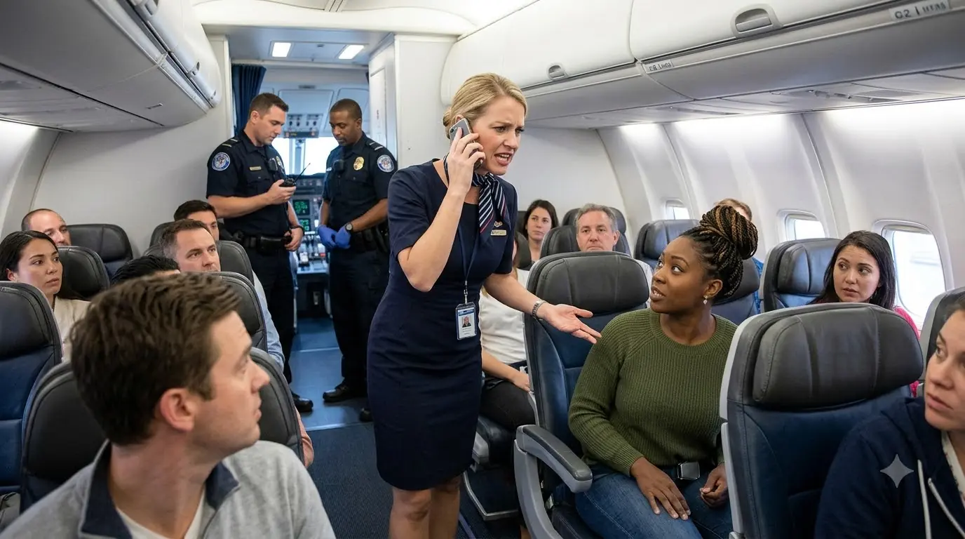 Karen Flight Attendant Calls Police on Black Woman — Gets Fired on the Spot by the Owner