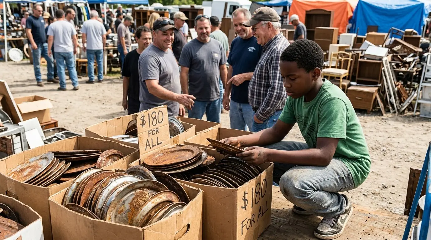 They Laughed When a Black Boy Spent $180 on 900 Rusted Plates — Until Farmers Came Begging